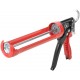 Пистолет для герметика 225 мм полукорпусной усиленный, корпус из алюминиевого сплава, Профи (14233)
