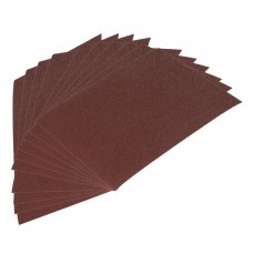 Шлифлист на тканевой основе, зернистость № 32, 240 х 170 мм, 10 шт, водостойкий, БАЗ (75679)