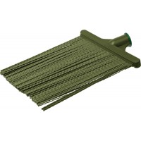 Пластиковая метла плоская гибкая 380 х 260 мм полипропилен коническое резьбовое соединение СИБИН 39222_z02