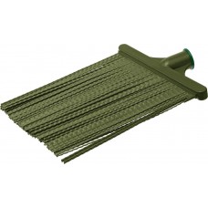 Пластиковая метла плоская гибкая 380 х 260 мм полипропилен коническое резьбовое соединение СИБИН 39222_z02