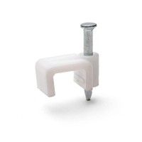 Скоба пластиковая СПП 10 (25шт) (Fortisflex) (49454)