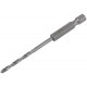 Сверло HSS по металлу,полированное, U-хвостовик под биту, инд.упаковка 3,0 мм (34030)