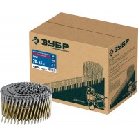 Гвозди барабанные CNW 70 x 3.1 мм, рифленые оцинкованные, 4800 шт ЗУБР 305383-70