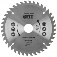 Диск пильный для циркулярных пил по дереву 190 х 30/25,4 х 40T (37742)