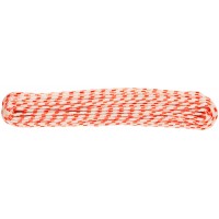 Фал капроновый плетеный 16-ти прядный с сердечником 4 мм х 20 м, р/н= 320 кгс (68424)