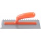Гладилка стальная с пластиковой ручкой, 280х130 мм зубчатая, зуб 8х8 мм (05138)