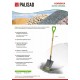 Лопата совковая, 250х295х1150 мм, деревянный лакированный черенок Palisad (61388)
