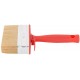 Макловица, 70%ПЭT/30% натур. щетина, нерж. обжим, красная пласт. ручка, 100 х 30 мм (30-0582)