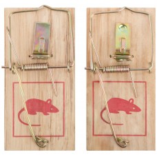 Мышеловки деревянные малые 2 шт., 100 х 45 мм (67800)