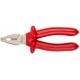 Плоскогубцы комбинированные Энергия,1000 В, никелир.покрытие, 2-х слойные изолированные ручки 200 мм (50765)