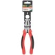 Плоскогубцы комбинированные Стандарт красно-черные пластиковые ручки, полированная сталь 165 мм (48165)