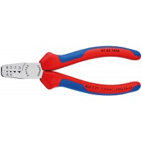 Пресс-клещи 0.25-2.5 мм? 4 гнезда контактные гильзы DIN 46228 1+4 145 мм 2-комп ручки KN-9762145A