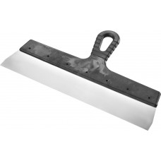 Нержавеющий фасадный шпатель 350 мм пластиковая ручка СИБИН 10079-350_z01
