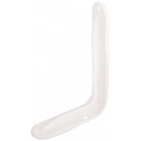 Уголок-кронштейн усиленный белый 100х150 мм (0,8 мм) (65956)