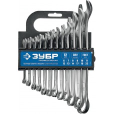Набор ключей гаечных комбинированных 12 шт 6-22 мм Профессионал ЗУБР 27088-H12
