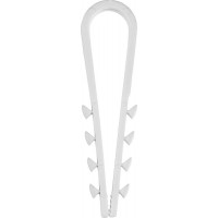 Дюбель-хомут для круглого кабеля ДХ-К 5 - 10 мм, нейлон, 100 шт ЗУБР 30911-10