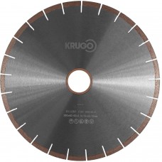 Диск алмазный сегментный по мрамору,бесшумный 350 x 40/42 x 3,0 x 60 x 10mm KRUGO (BSM14A)
