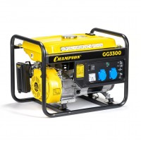 Генератор CHAMPION GG3300 (2,6/3кВт 7лс 15л 41,5кг) (GG3300)