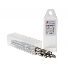 Комплект свёрл по металлу индустриальных, 10 шт, DIN 338, HSS-G, Тип N, 5xD, O4.50 мм (ZA-73045-S10)