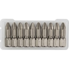 Торсионные биты X-Drive PH2, 25 мм, 10 шт KRAFTOOL 26121-2-25-10