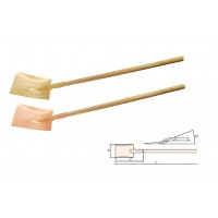 Лопата совковая с черенком, искробезопасный сплав AlCu 198A-1002, HORTZ