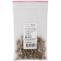 Шурупы желтопассированные, универсальные 4 х 16 100 шт Фасовка (21316-0)