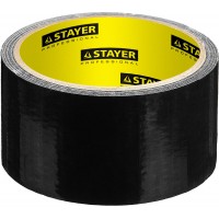 Лента армированная 48 мм, 10 м, черная STAYER Professional 12086-50-10