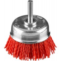 Щетка чашечная для дрели 63 мм, нейлоновая проволока ЗУБР Профессионал 35165-063_z02