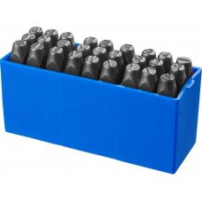 Клейма штамповочные буквенные 8 мм латиница Профессионал ЗУБР 21505-08