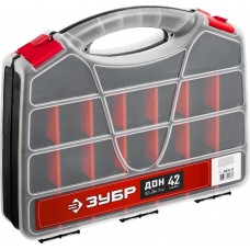Органайзер 320 х 260 х 70 мм двухсторонний с 42 ячейками ЗУБР ДОН-42 38036-42