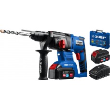 Бесщеточный перфоратор 20 В 26 мм 2 АКБ 4 А·ч кейс Профессионал ЗУБР Т7 PB-260-42