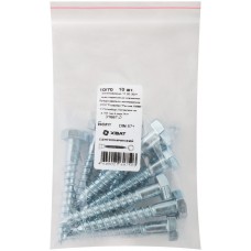 Болт сантехнический 10х70 мм DIN 571, 10 шт 31667-0