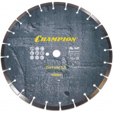 Диск алмазный CHAMPION бетон ST 350/25,4/10 Concremax (старый бетон, ж/б с наполн.сред.тв) (C1604)