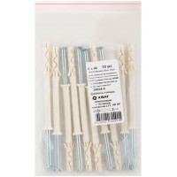 Дюбель-гвоздь нейлоновый с потайной манжетой LYT UK KP 6 х 80, 10 шт Фасовка (24634-0)