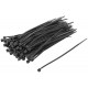 Хомуты нейлоновые, черные д/проводов 100 шт., 120x2,5 мм (60389)