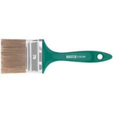 Кисть флейцевая, толщ. 16 мм, 70% ПЭT/30% натур. щетина, нерж.обжим, пласт.ручка, ширина 70 мм (30-0234)