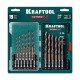 KRAFTOOL НЕХ-1/4?, 19 шт, набор сверл по металлу для винтовёртов и шуруповертов IMPACT READY (29652-H19)