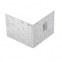 Крепежный уголок равносторонний 2 мм, KUR 100 х 100 х 80 мм Сибртех (46430)