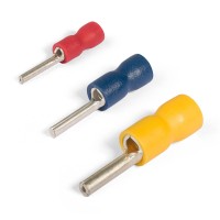 Наконечник кабельный штыревой круглый изолированный НШКИ 2.5–12 серия ПРОФИ (КВТ) (47492)