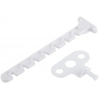 Ограничитель для открытия пластиковых окон 165 мм, белый (66822)