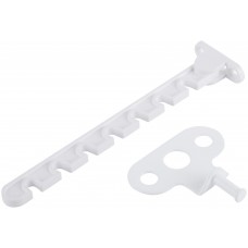 Ограничитель для открытия пластиковых окон 165 мм, белый (66822)