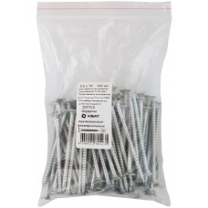 Шурупы оцинкованные, универсальные 5 х 70 100 шт Фасовка (20570-0)