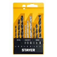 Набор комбинированных сверл Combi 9 предметов STAYER 29720-H9_z01