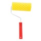 Валик Структурный поролоновый с ручкой, горошек, 180 мм, D 80 мм, D ручки 6 мм MTX (80215)