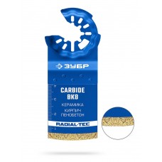Полотно CARBIDE ВК8 Р60 35 x 40 мм с твердосплавной крошкой: керамика, кирпич, пенобетон ЗУБР StarQuick 15577-35-40