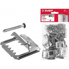 Усиленный крепеж для вагонки 7 мм, 50 шт ЗУБР Кляймер-У2 30755-07