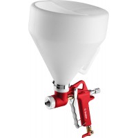 Пистолет для штукатурки MKP 600, 4, 6, 8 мм, картушный, верхний бачок ЗУБР 06466