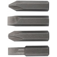 Биты для ударной отвертки CrV, набор 4 шт., 35 мм (56269)