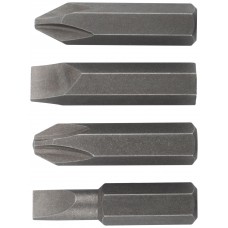 Биты для ударной отвертки CrV, набор 4 шт., 35 мм (56269)