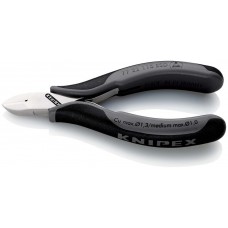 Бокорезы для электроники ESD, округлая головка, 115 мм, 2-комп антистатические ручки (KN-7722115ESD)